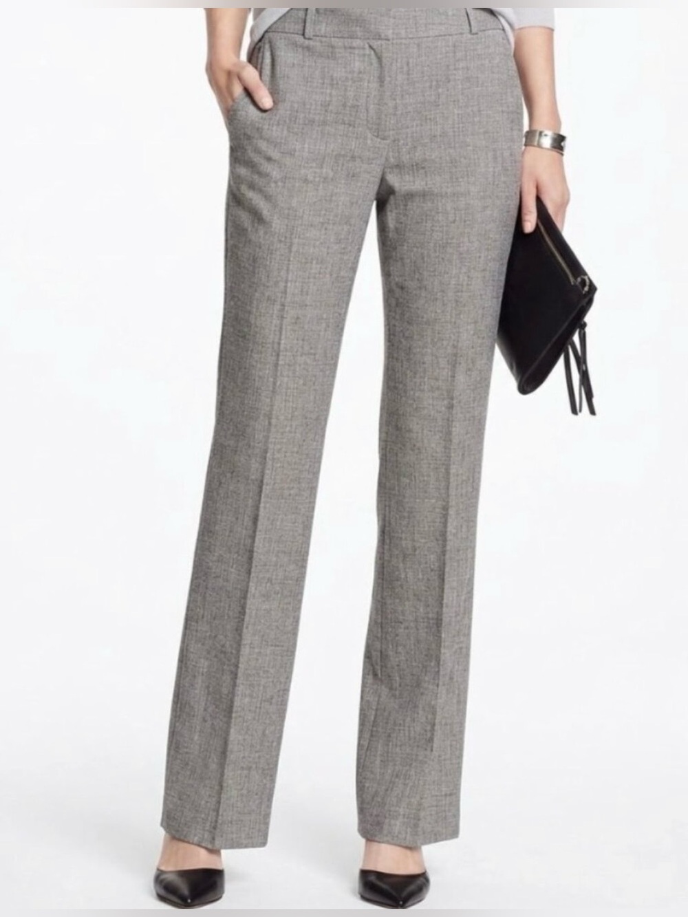 Banana Republic Factory | Martin Fit Trousers Pants Heather Gray size 4 nwt
